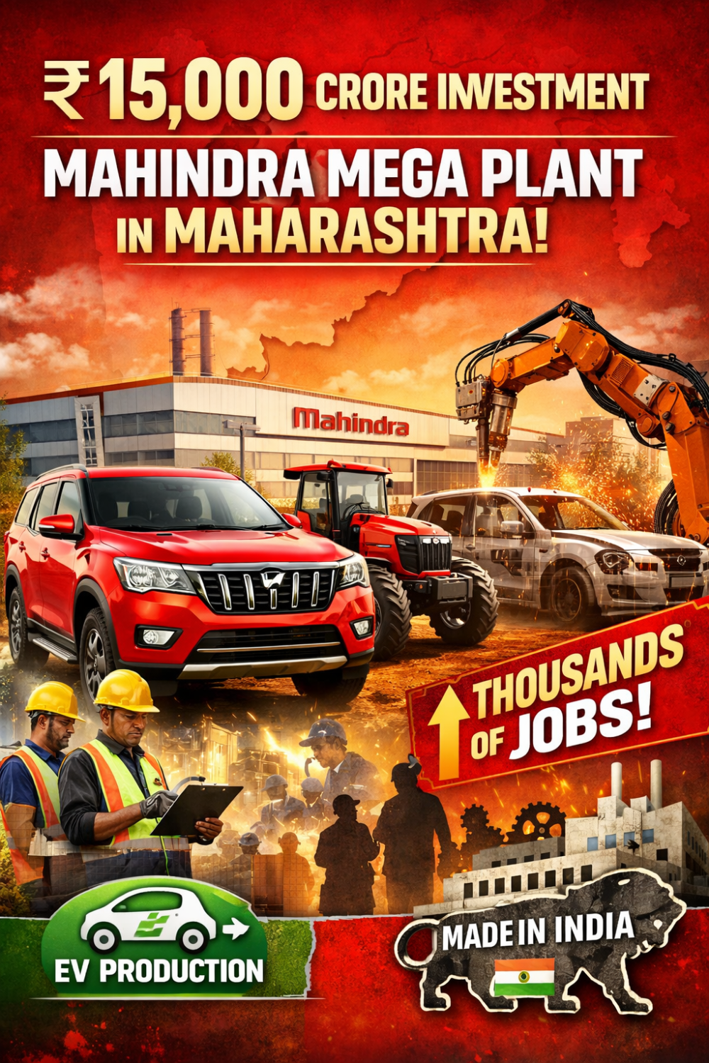 **15,000 करोड़ रुपये का निवेश, हजारों को मिलेगा रोजगार