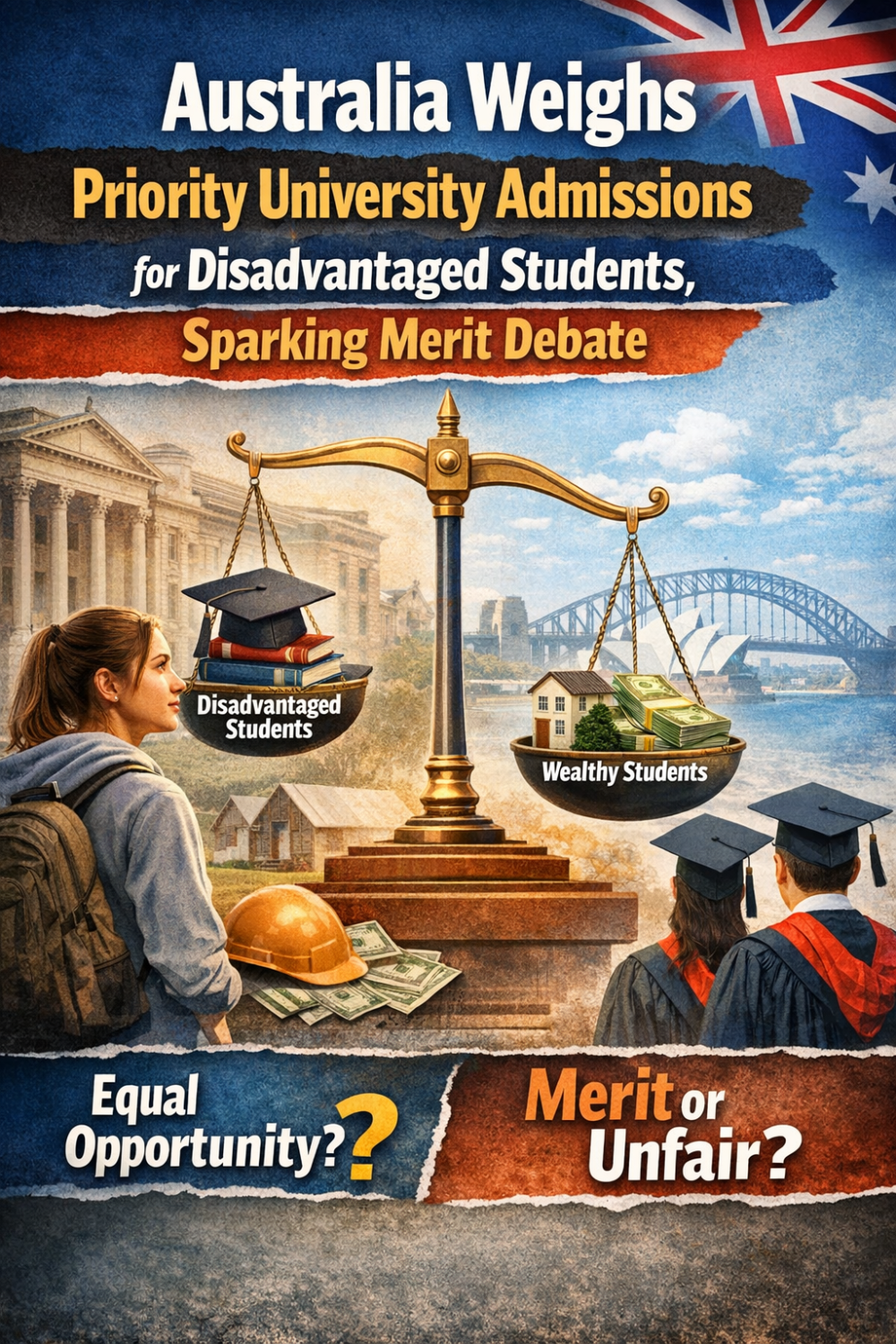 ऑस्ट्रेलिया में विश्वविद्यालय प्रवेश नीति पर बहस तेज, वंचित छात्रों को प्राथमिकता देने की तैयारी