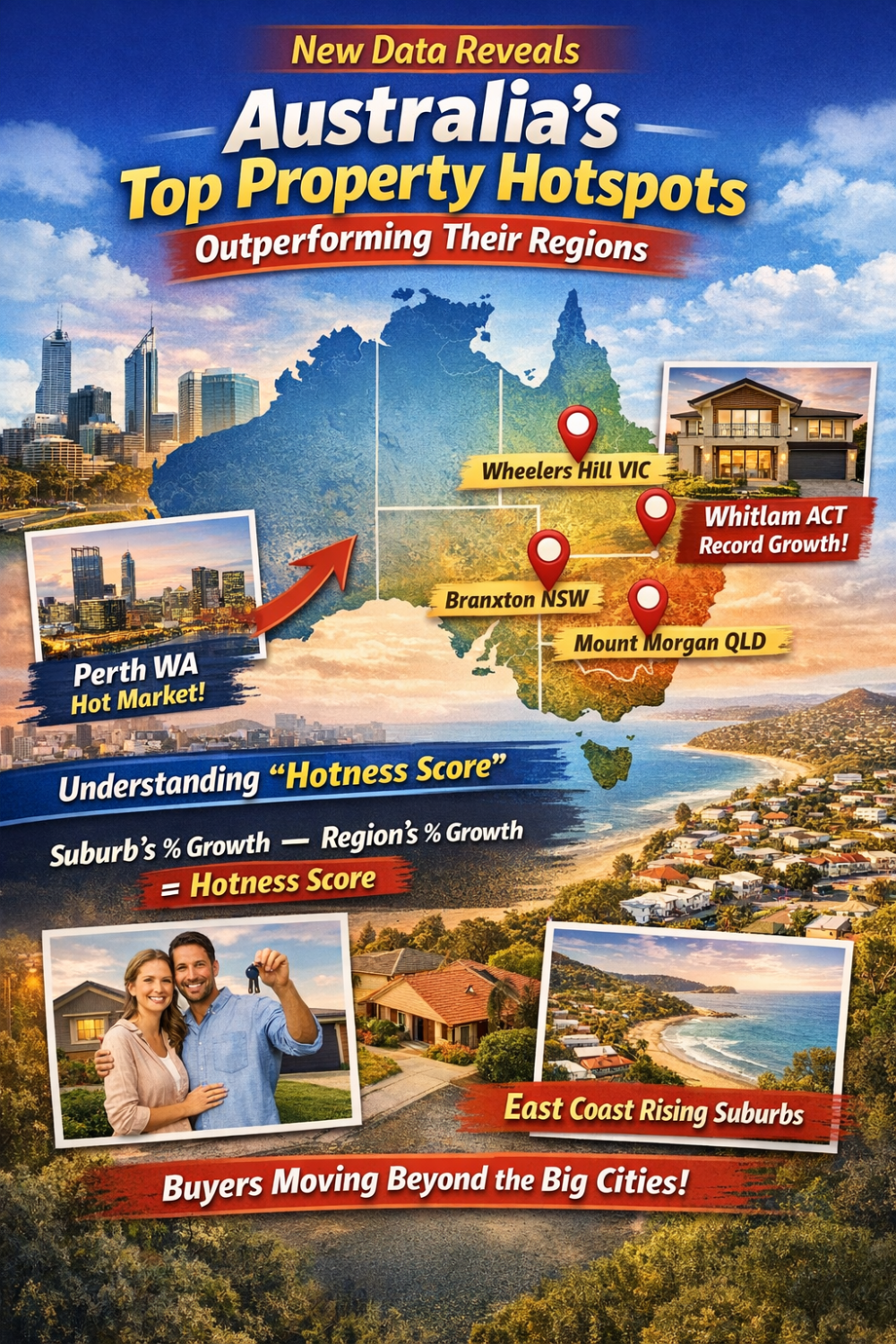 ऑस्ट्रेलिया में प्रॉपर्टी के नए हॉटस्पॉट्स का खुलासा, बड़े शहरों से बाहर बढ़ रहा खरीदारों का रुझान