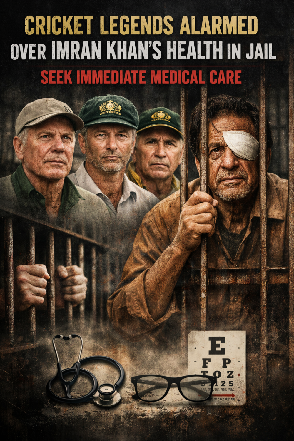क्रिकेट जगत के दिग्गजों ने इमरान खान की सेहत पर जताई चिंता, उचित इलाज की मांग