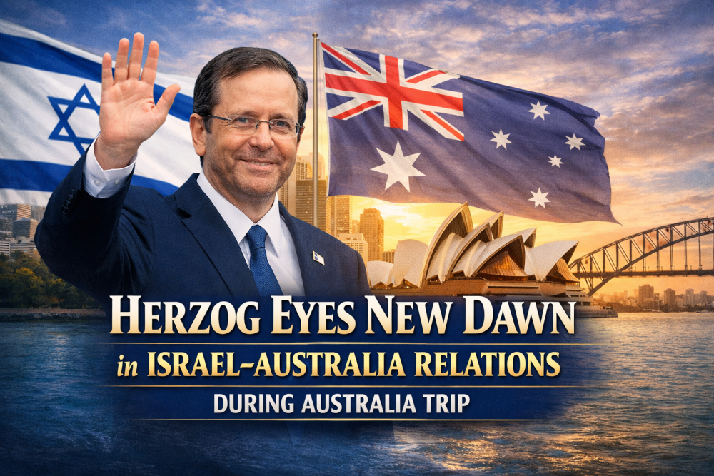 हर्ज़ोग को उम्मीद, ऑस्ट्रेलिया यात्रा से इज़राइल-ऑस्ट्रेलिया संबंधों में आएगी नई शुरुआत
