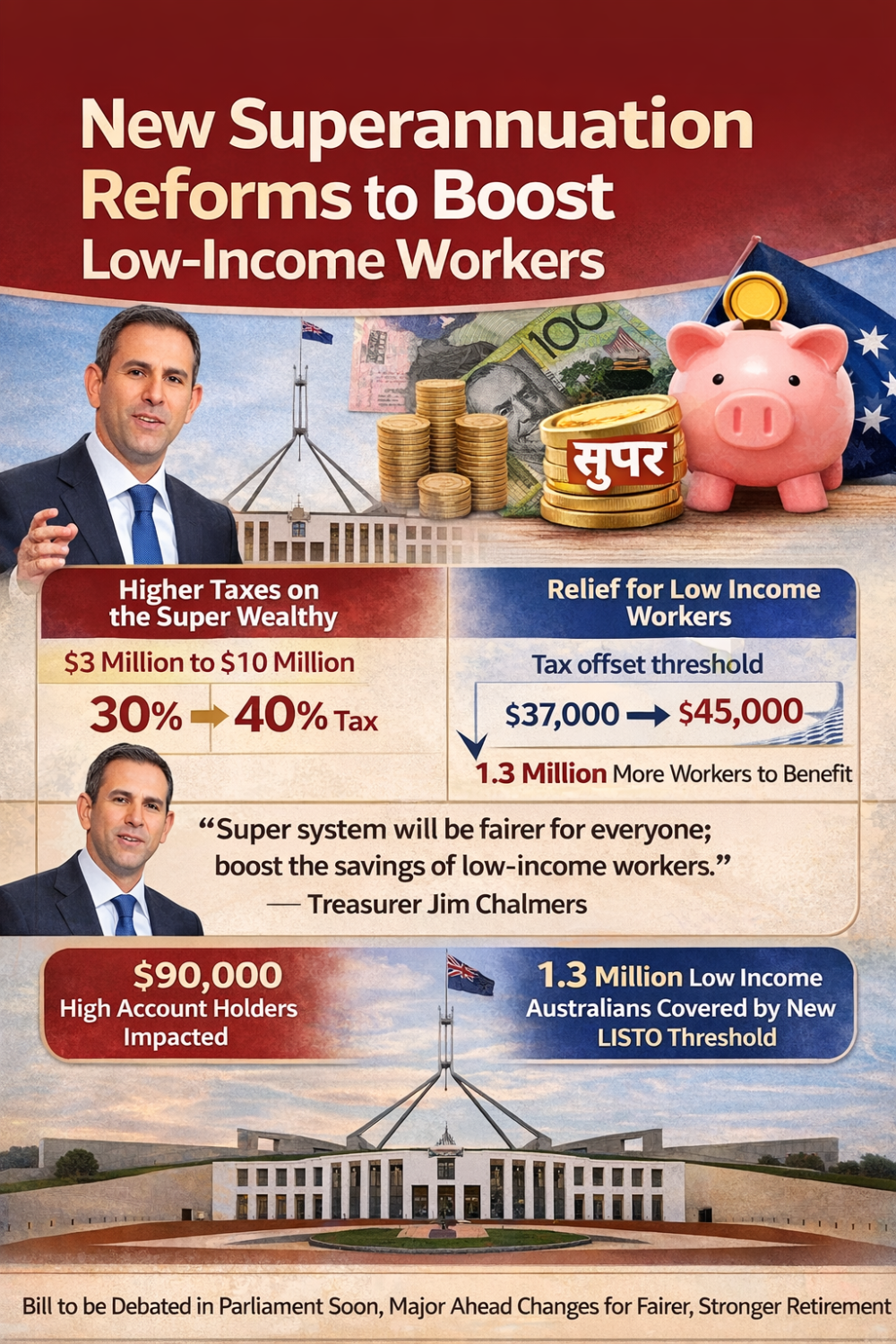 सुपरएन्यूएशन सुधार पर लेबर सरकार की नई पहल