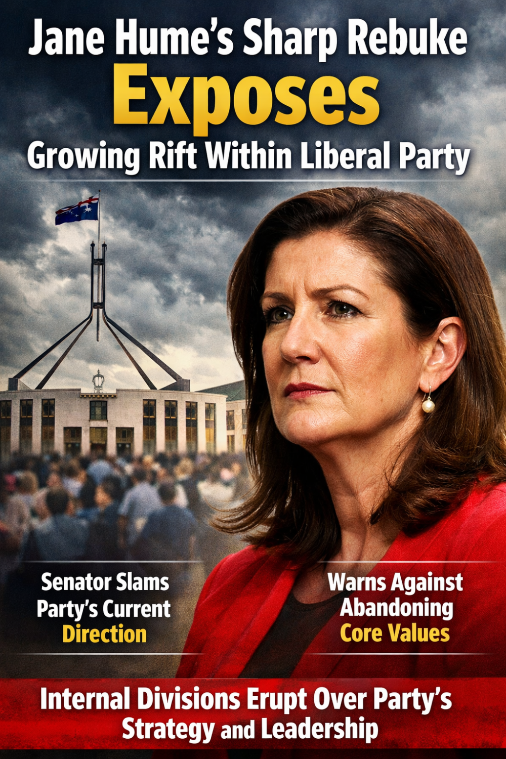 लिबरल पार्टी की मौजूदा दिशा पर सीनेटर जेन ह्यूम की खुली नाराज़गी, पार्टी में बढ़ी अंतर्कलह