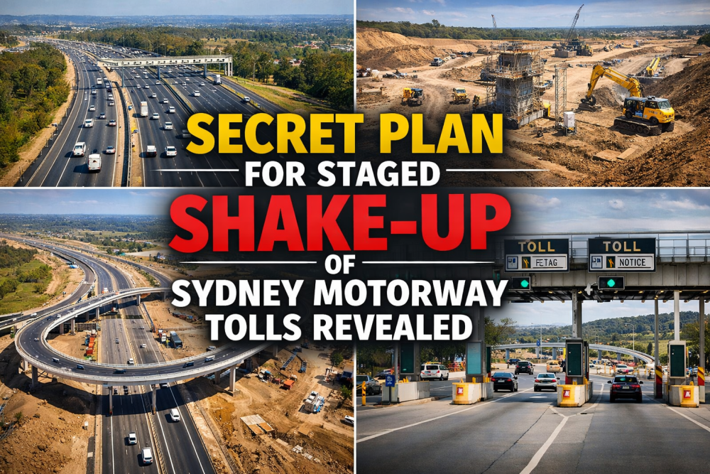 सिडनी मोटरवे टोल में बड़े बदलाव की गुप्त योजना, दो चरणों में लागू होगी नई व्यवस्था