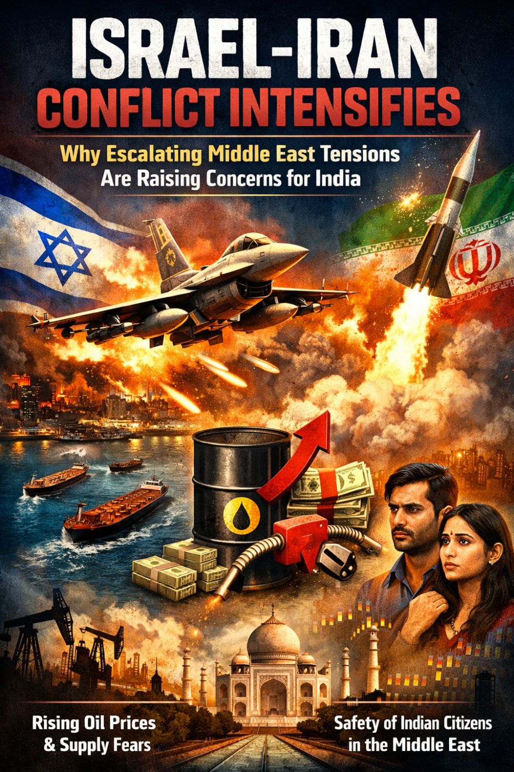 इजरायल-ईरान युद्ध: क्या है पूरा मामला और भारत के लिए क्यों बढ़ा तनाव?