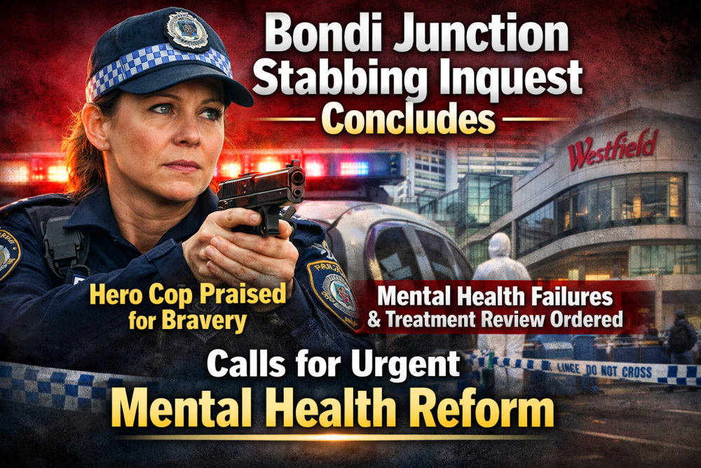 बॉन्डी जंक्शन चाकू हमले की जांच पूरी, वीर पुलिस अधिकारी की सराहना