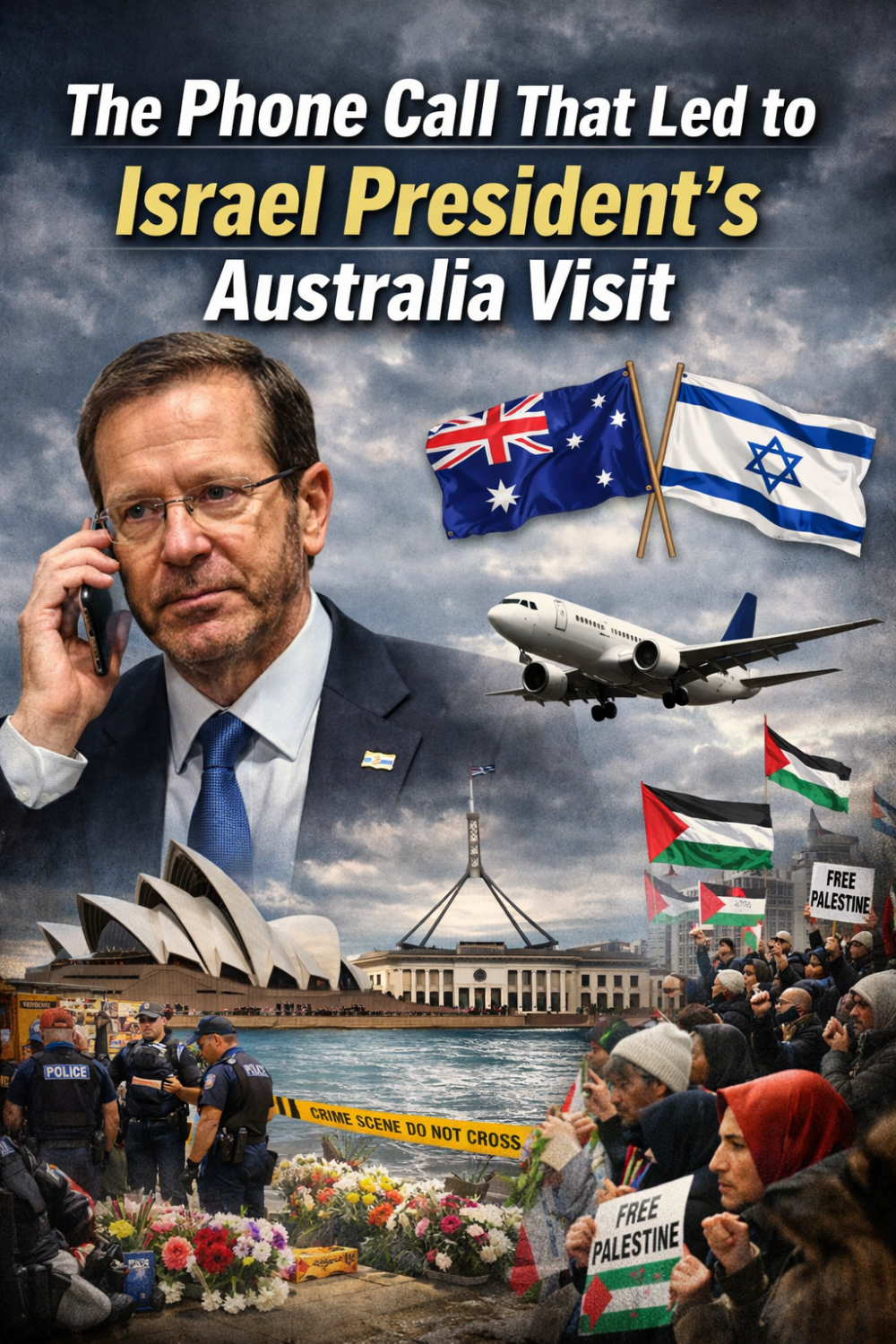 इस्राइली राष्ट्रपति के ऑस्ट्रेलिया दौरे की पटकथा बनी एक फोन कॉल से