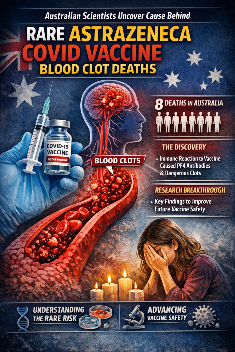 ऑस्ट्रेलिया में एस्ट्राजेनेका कोविड वैक्सीन से जुड़ी दुर्लभ मौतों की गुत्थी सुलझी