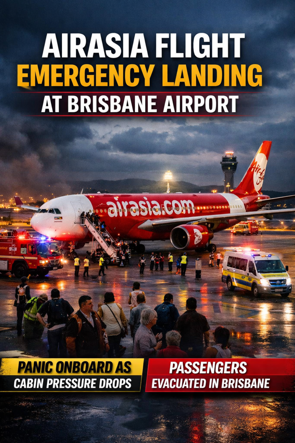 सिडनी से कुआलालंपुर जा रही एयर एशिया की उड़ान की आपात लैंडिंग, यात्रियों में अफरा-तफरी