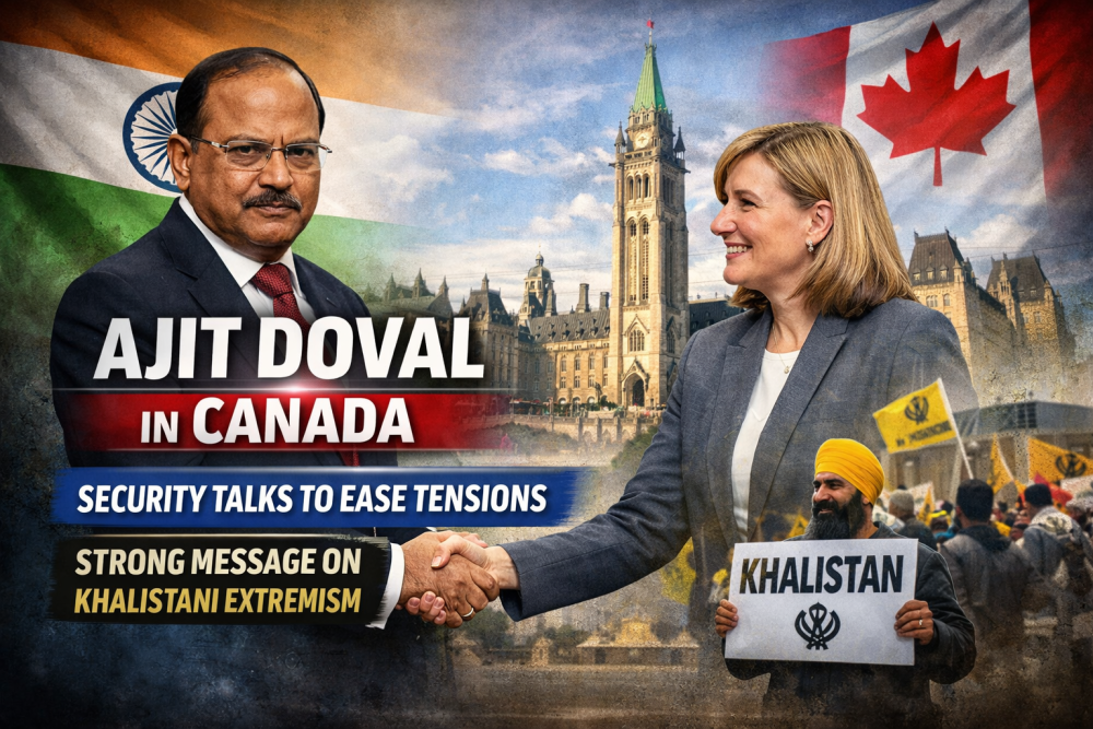 खालिस्तानी गतिविधियों पर सख्त संदेश, भारत-कनाडा संबंधों में सुधार का संकेत