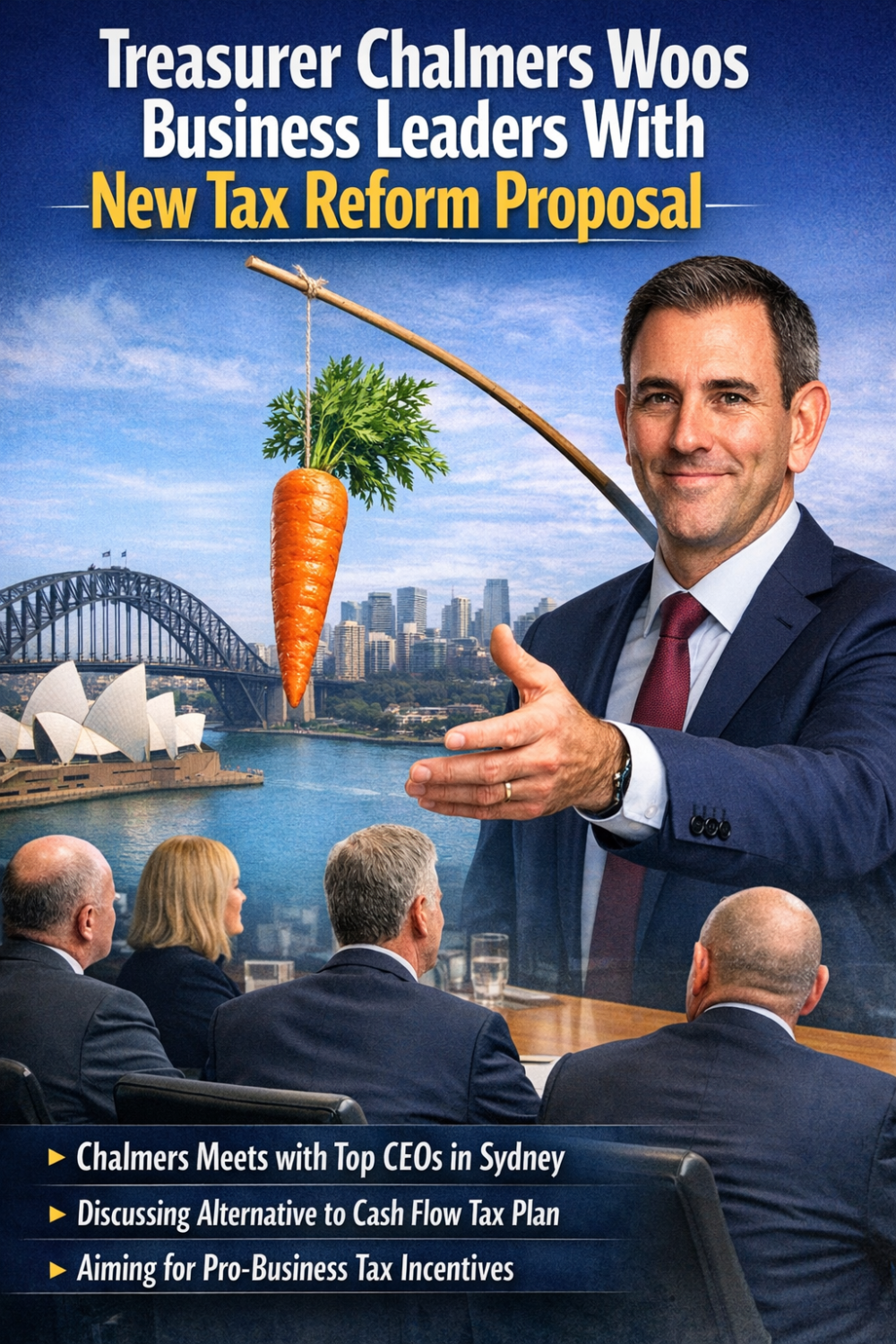 सीईओ को कर रियायत का संकेत: चामर्स ने उद्योग जगत से की अहम बैठक