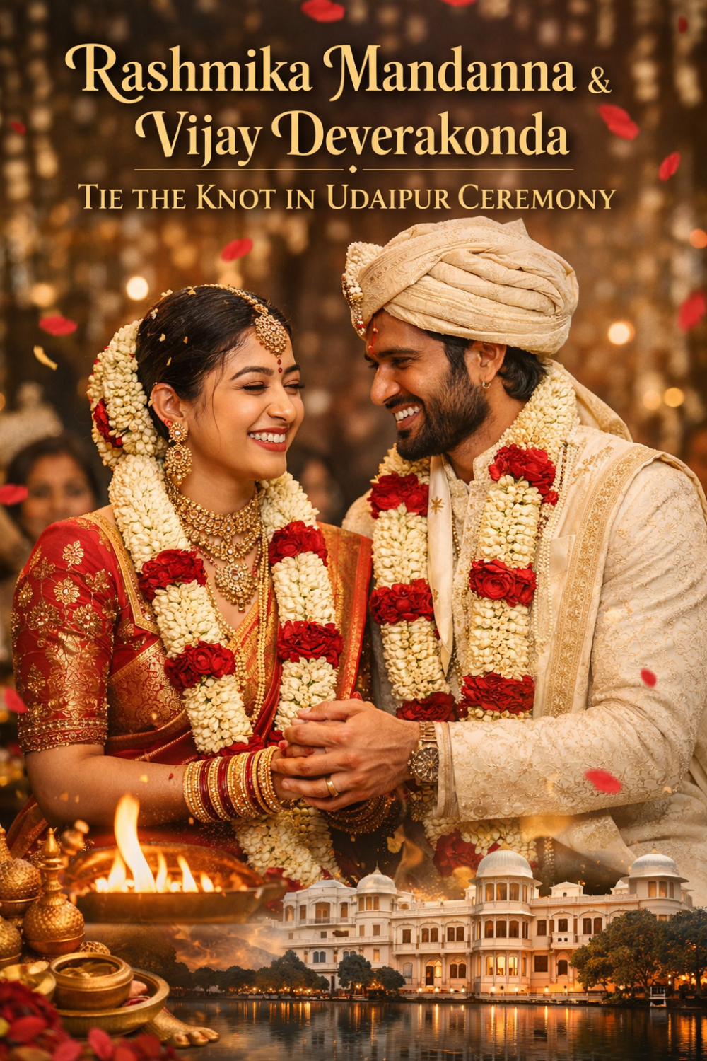 रश्मिका संग विजय ने लिए सात फेरे, उदयपुर में रचाई शादी