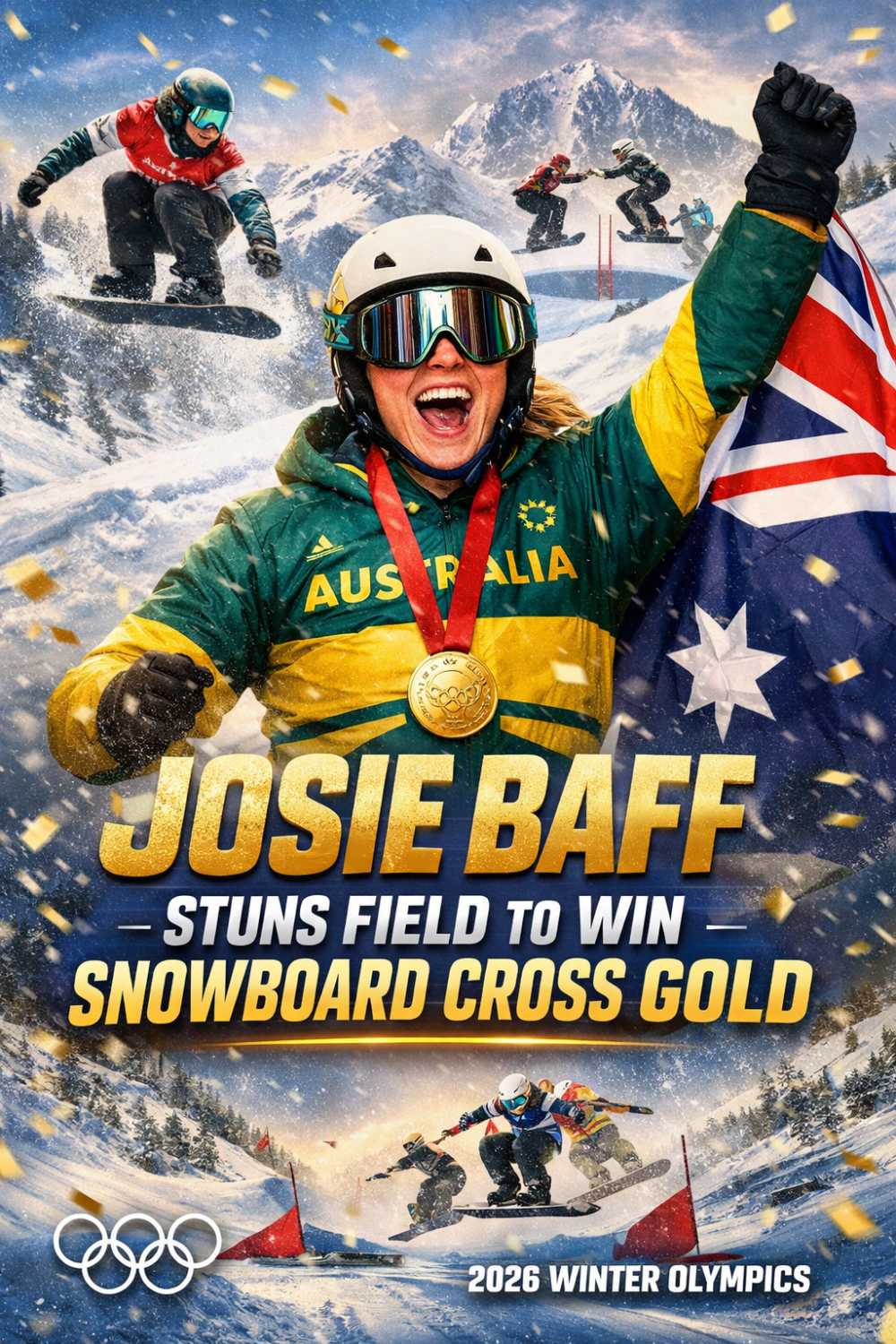 जोसी बैफ ने जीता गोल्ड, ऑस्ट्रेलिया को दिलाई बड़ी जीत