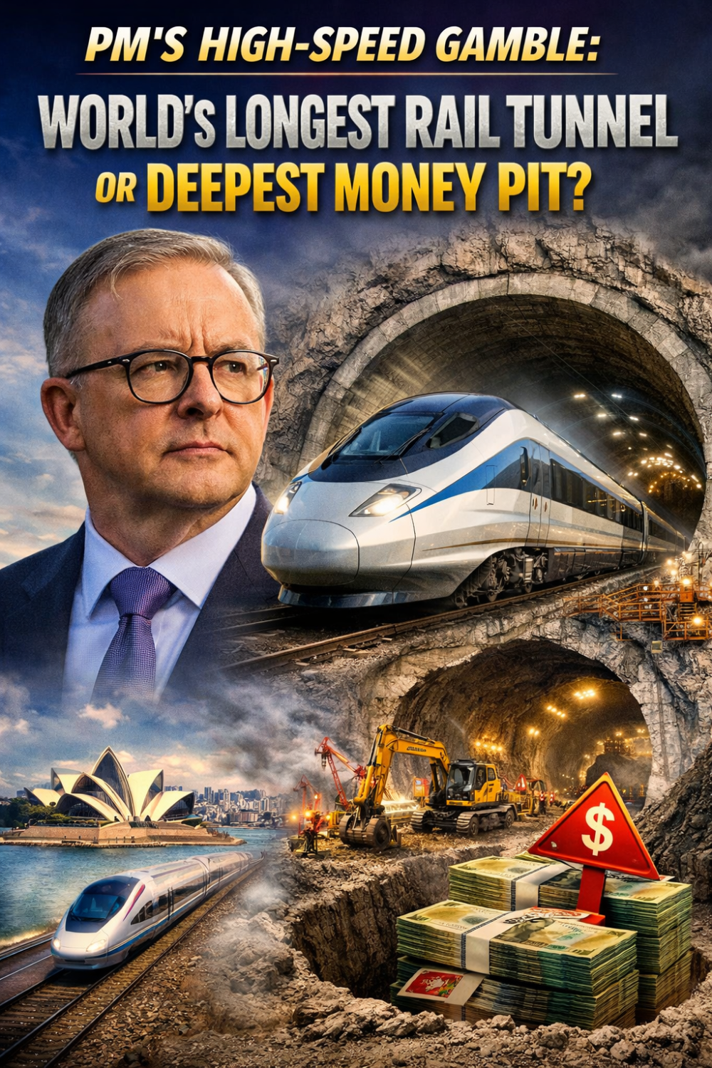 पीएम का हाई-स्पीड दांव: दुनिया की सबसे लंबी रेल सुरंग या सबसे गहरा आर्थिक गड्ढा