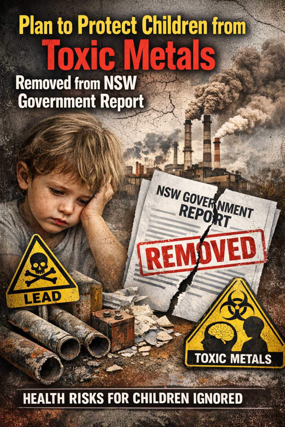 एनएसडब्ल्यू सरकारी रिपोर्ट से बच्चों को जहरीली धातुओं से बचाने की योजना हटाई गई