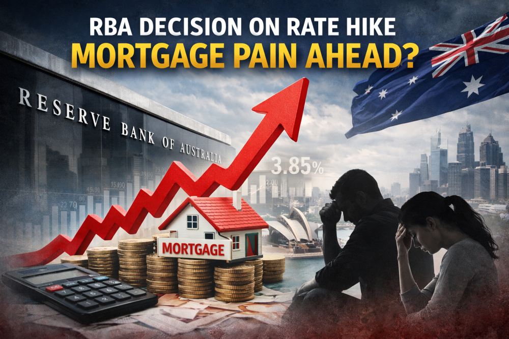 ब्याज दरों में बढ़ोतरी पर आज फैसला करेगा ऑस्ट्रेलिया का केंद्रीय बैंक, कर्ज़दारों की बढ़ी चिंता