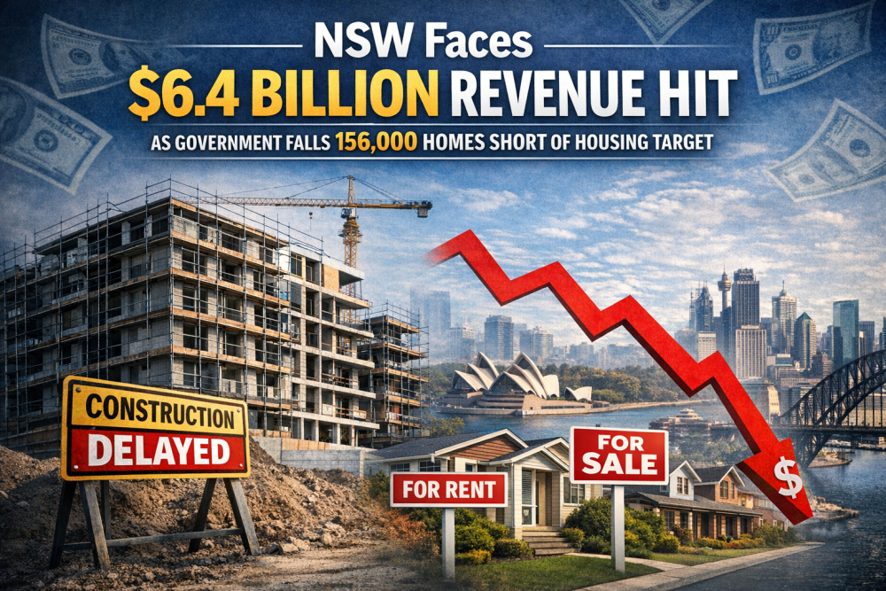 1.56 लाख घरों की कमी से NSW को $6.4 अरब का झटका, आवास लक्ष्य से पीछे छूटी मिन्स सरकार