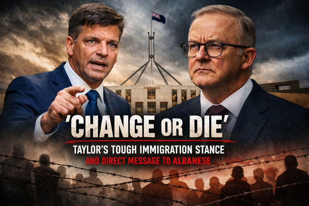 ‘बदलाव नहीं तो खत्म’: आव्रजन पर टेलर का कड़ा रुख, अल्बानीज़ सरकार को सीधी चुनौती
