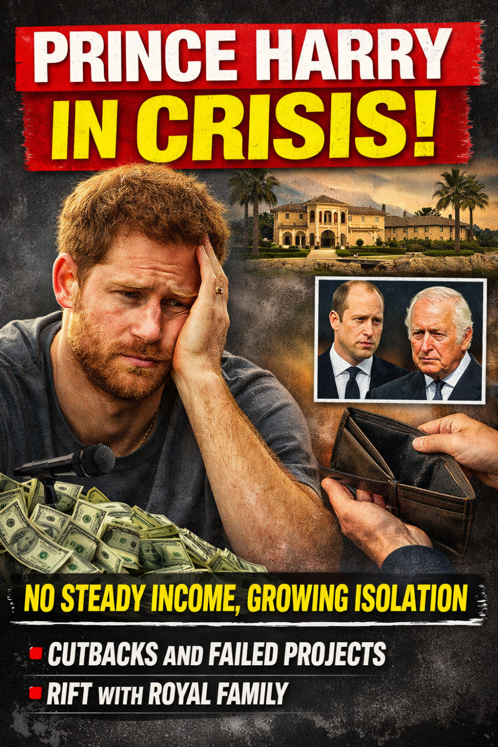 प्रिंस हैरी की निजी और पेशेवर ज़िंदगी पर संकट के बादल: रिपोर्ट