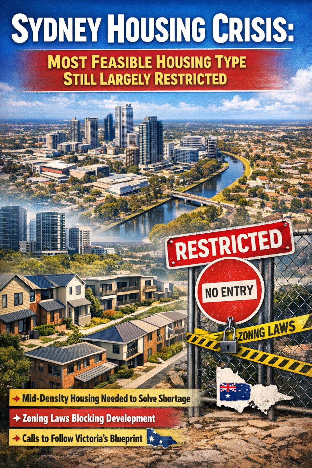 सिडनी में आवास संकट: सबसे कारगर मॉडल पर ही लगी पाबंदियां