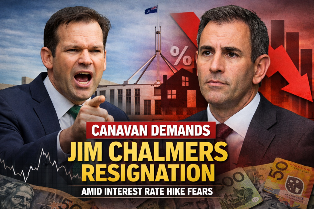 ब्याज दरों में बढ़ोतरी की आशंका के बीच ऑस्ट्रेलिया के कोषाध्यक्ष से इस्तीफ़े की मांग