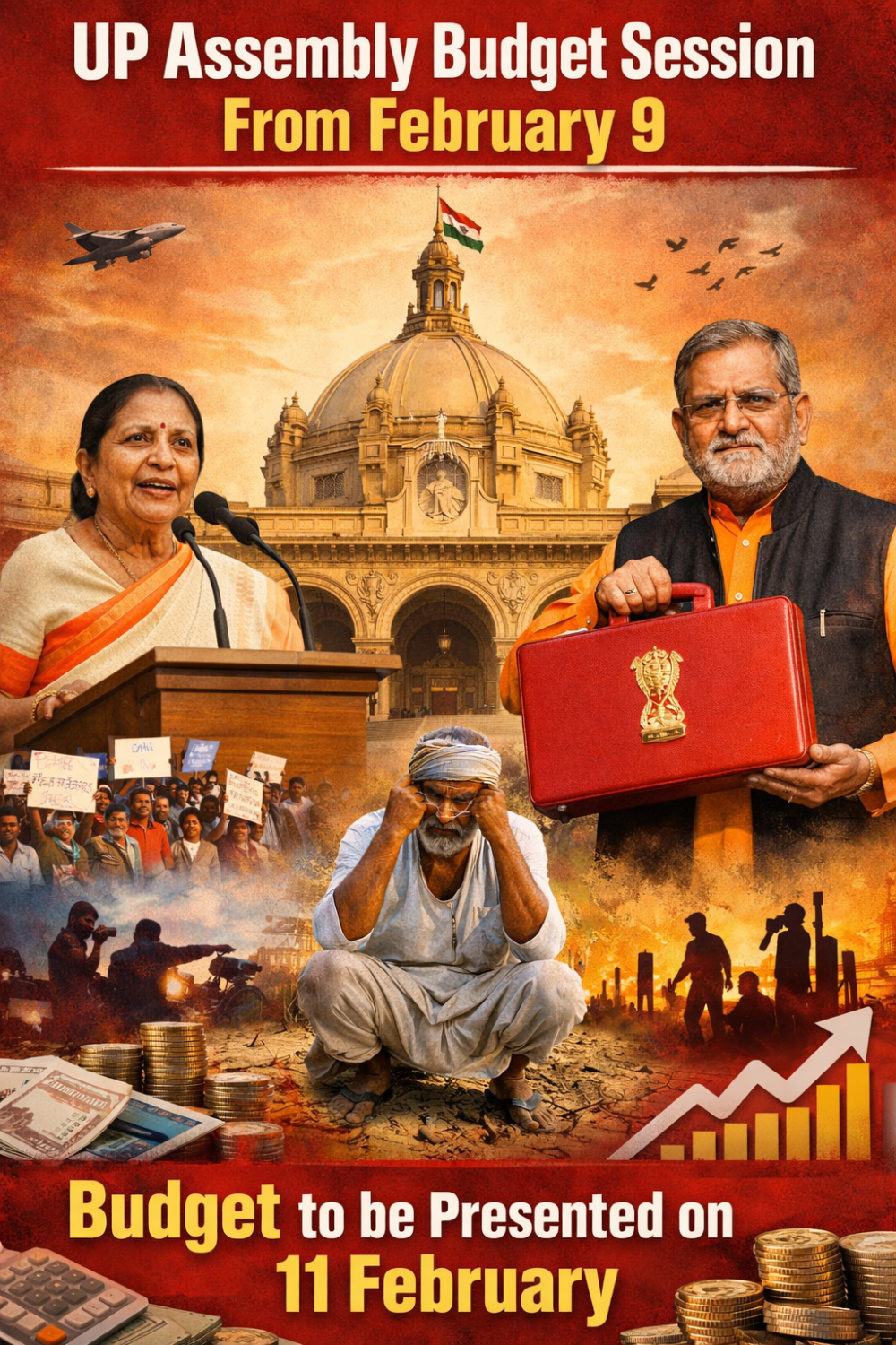 यूपी विधानसभा का बजट सत्र 9 फरवरी से, 20 फरवरी तक चलेगी कार्यवाही