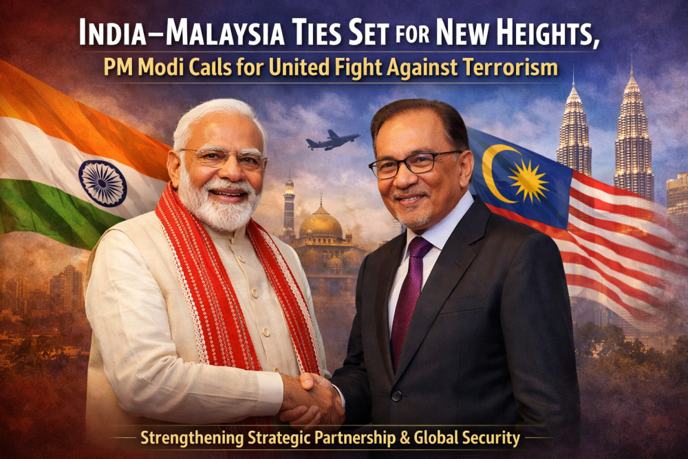 आतंकवाद के खिलाफ एकजुटता जरूरी, भारत–मलेशिया संबंधों को नई दिशा: पीएम मोदी