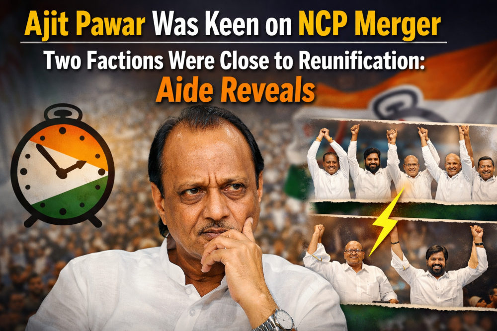 अजित पवार एनसीपी के दोनों गुटों के विलय को लेकर थे गंभीर, करीबी सहयोगी का बड़ा दावा