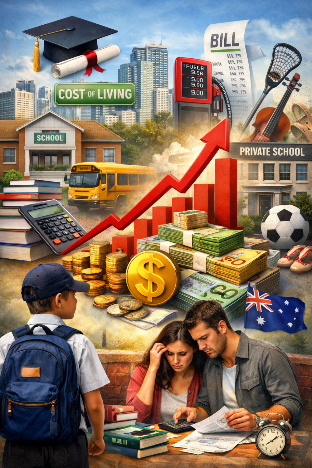 ऑस्ट्रेलिया में बच्चों की शिक्षा की बढ़ती लागत ने बढ़ाई परिवारों की चिंता