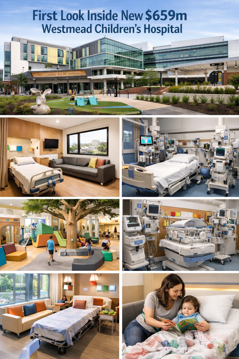 वेस्टमीड में 659 मिलियन डॉलर का नया बच्चों का अस्पताल तैयार, जल्द शुरू होंगी सेवाएं