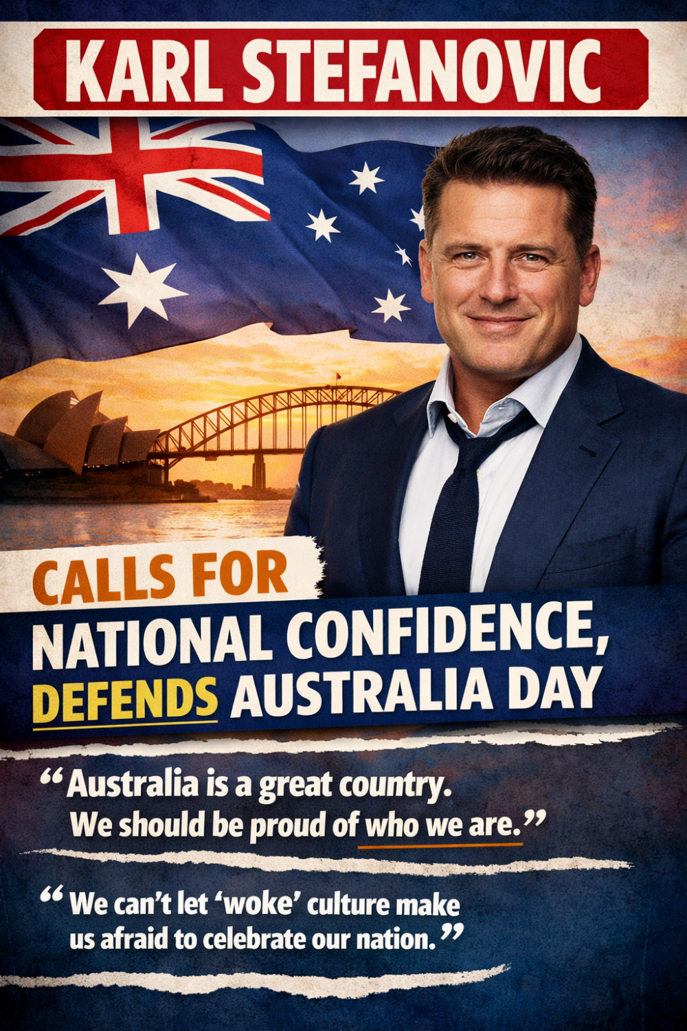 ऑस्ट्रेलिया एक महान देश है, हमें इस पर गर्व करना चाहिए: कार्ल स्टेफानोविक