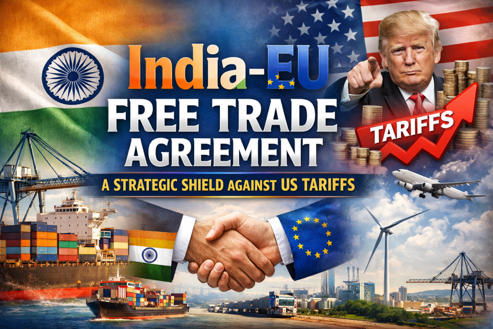 भारत–ईयू मुक्त व्यापार समझौता: ट्रंप टैरिफ के दौर में भारत के लिए बड़ा रणनीतिक हथियार