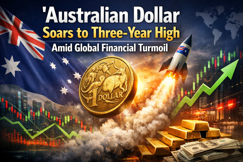 वैश्विक उथल-पुथल के बीच ऑस्ट्रेलियाई डॉलर में तेज़ उछाल