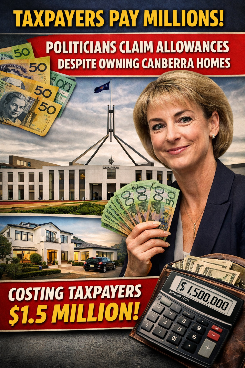 कैनबरा में निजी घर होने के बावजूद सांसदों ने लिया सरकारी आवास भत्ता, करदाताओं पर 15 लाख डॉलर का बोझ