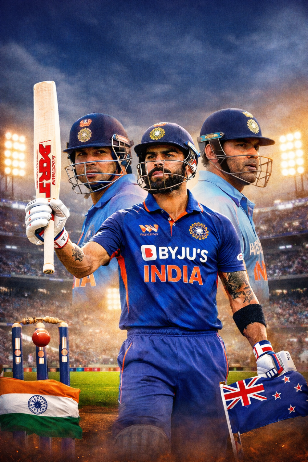 IND vs NZ दूसरा वनडे: कोहली के पास इतिहास रचने का मौका, राजकोट में सचिन-द्रविड़ का रिकॉर्ड खतरे में