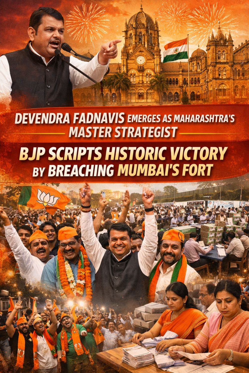 महाराष्ट्र की सियासत के ‘धुरंधर’ बने देवेंद्र फडणवीस