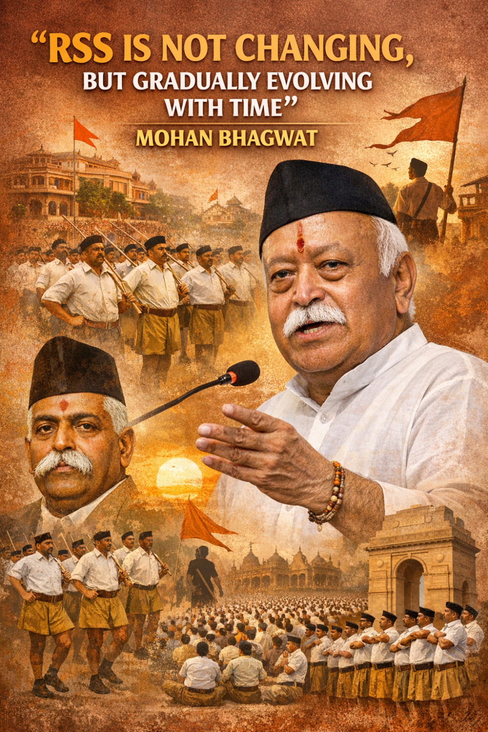 “आरएसएस बदल नहीं रहा, समय के साथ विकसित होकर सामने आ रहा है”