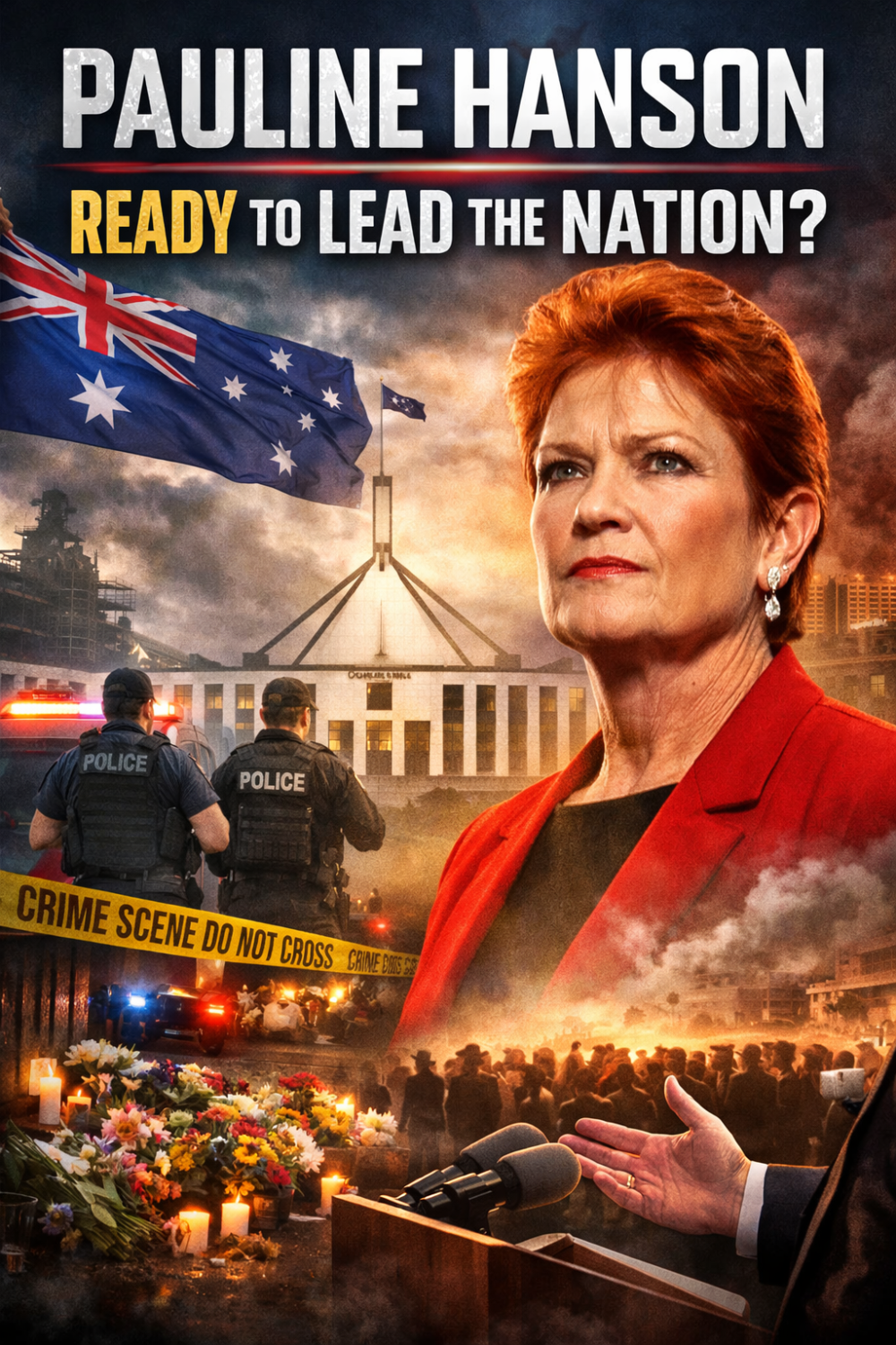 पॉलिन हैनसन का बड़ा बयान: “देश को मजबूत नेतृत्व चाहिए, सरकार बनाने को तैयार हूं”