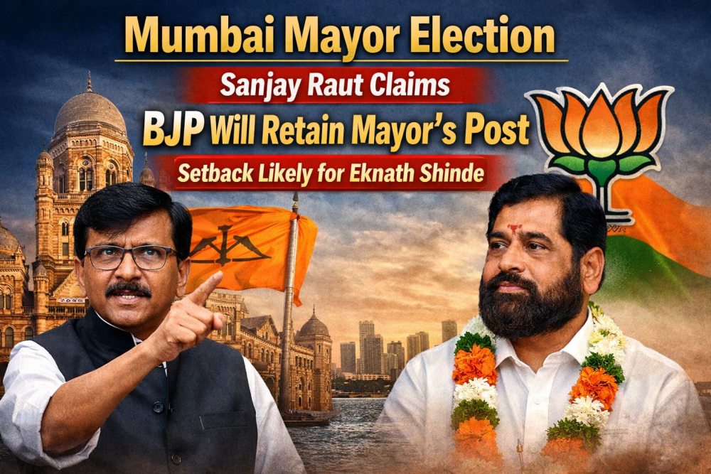 मुंबई मेयर पद पर सस्पेंस बरकरार, संजय राउत का दावा—भाजपा का ही होगा मेयर