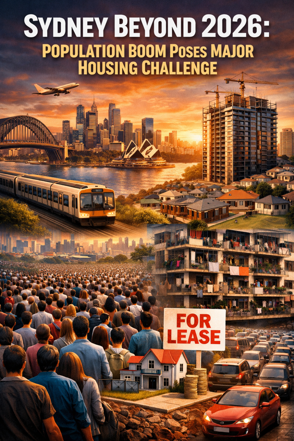 2026 के बाद का सिडनी: छह मिलियन की आबादी और आवास की बड़ी चुनौती