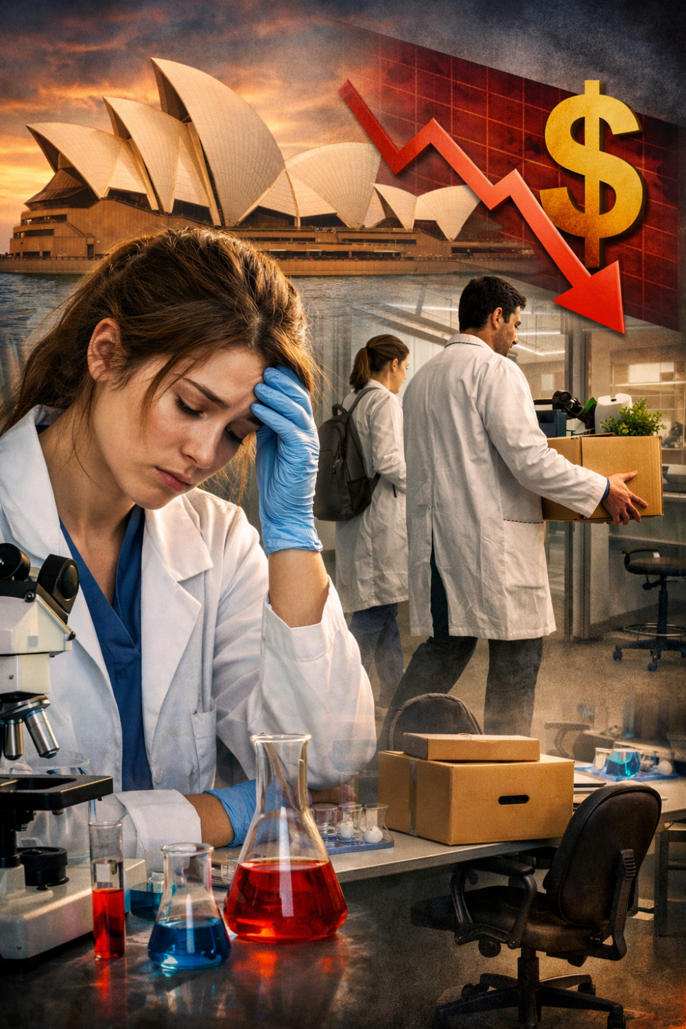 ऑस्ट्रेलिया में चिकित्सा अनुसंधान गहरे संकट में