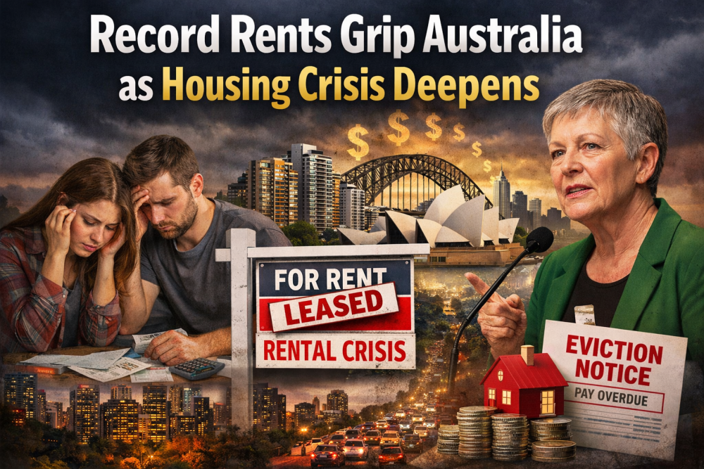 ऑस्ट्रेलिया में किराया संकट गहराया, रिकॉर्ड स्तर पर पहुँचे मकान किराए
