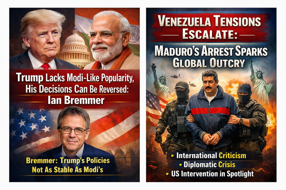 मोदी जैसी लोकप्रियता ट्रंप के पास नहीं, उनके फैसले बदले जा सकते हैं: इयान ब्रेमर