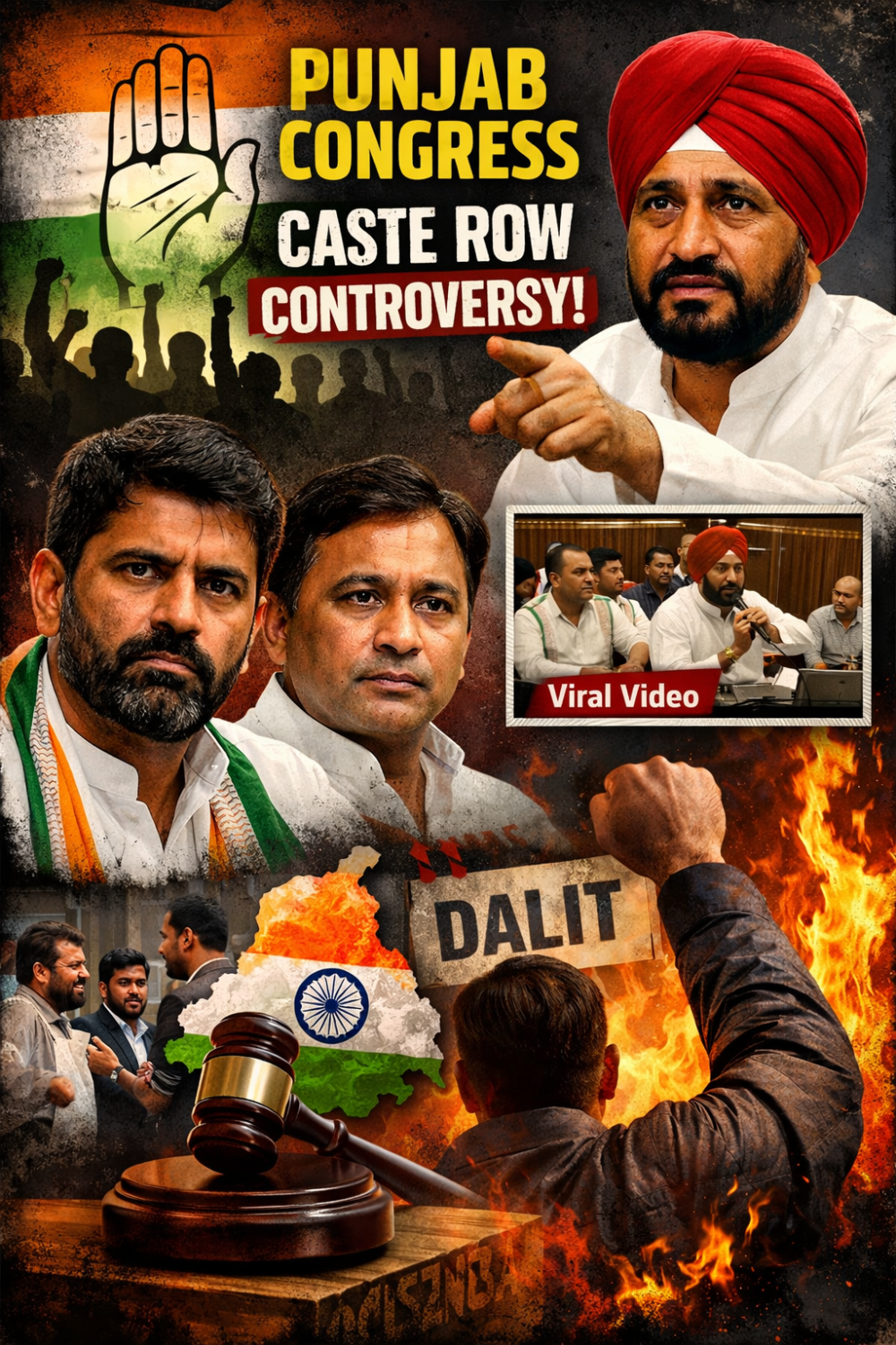 पंजाब कांग्रेस में जातिगत प्रतिनिधित्व को लेकर उबाल, चन्नी के कथित वीडियो से पार्टी में सियासी खींचतान