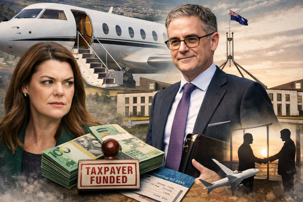 ग्रीन्स सीनेटर के लॉबिस्ट पति को टैक्सपेयर्स के पैसों से मिली हवाई यात्राओं पर “फ्री पास”