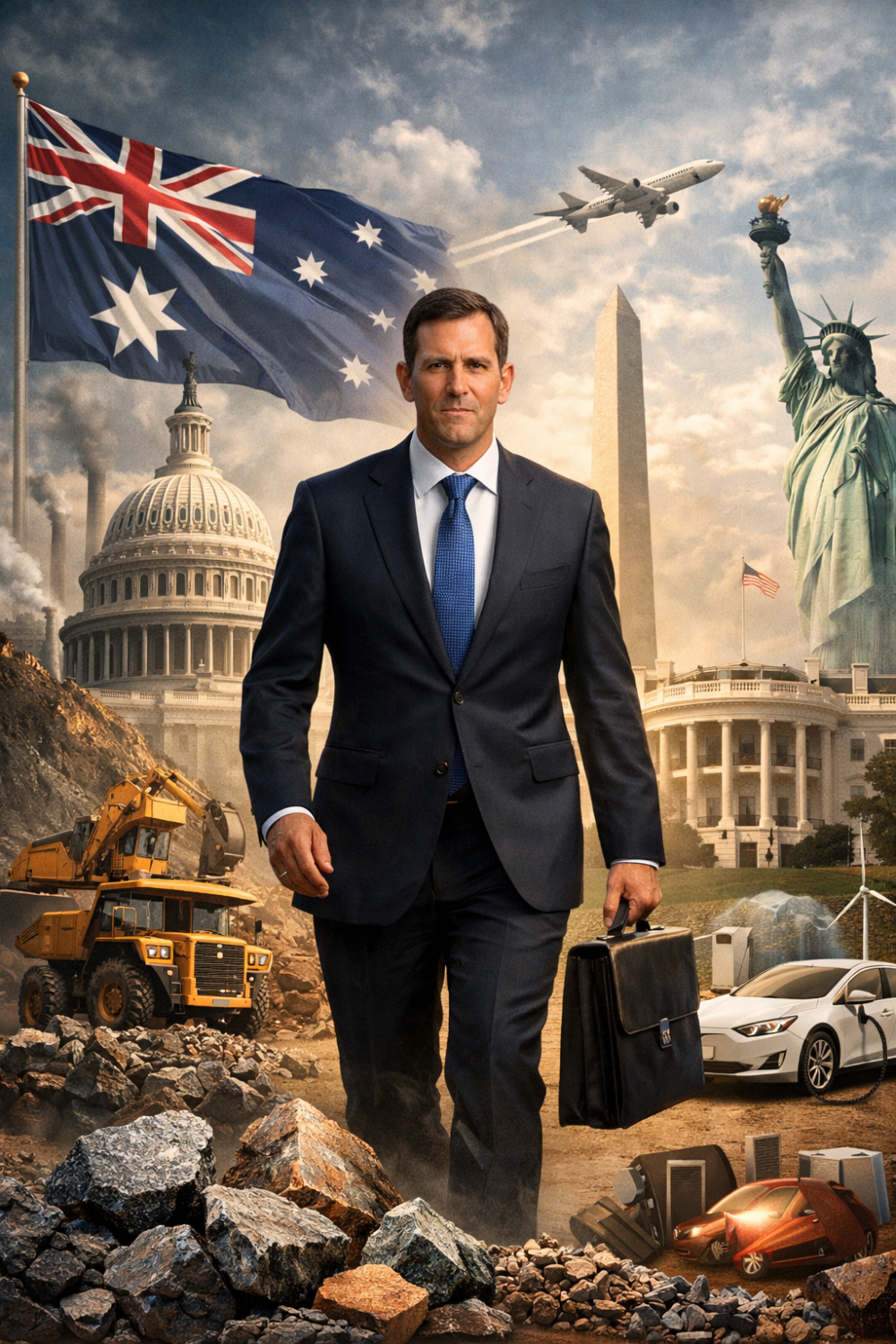 वैश्विक अनिश्चितता के बीच अहम खनिजों पर बातचीत के लिए अमेरिका रवाना हुए जिम चाल्मर्स