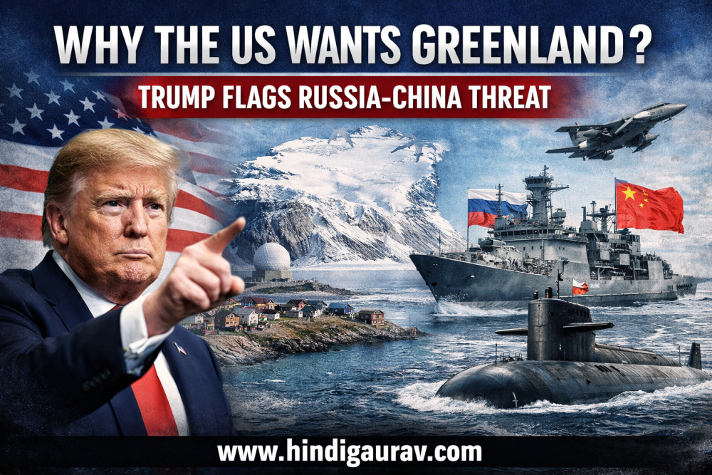 अमेरिका की नज़र ग्रीनलैंड पर क्यों? ट्रंप ने खुद बताईं वजहें