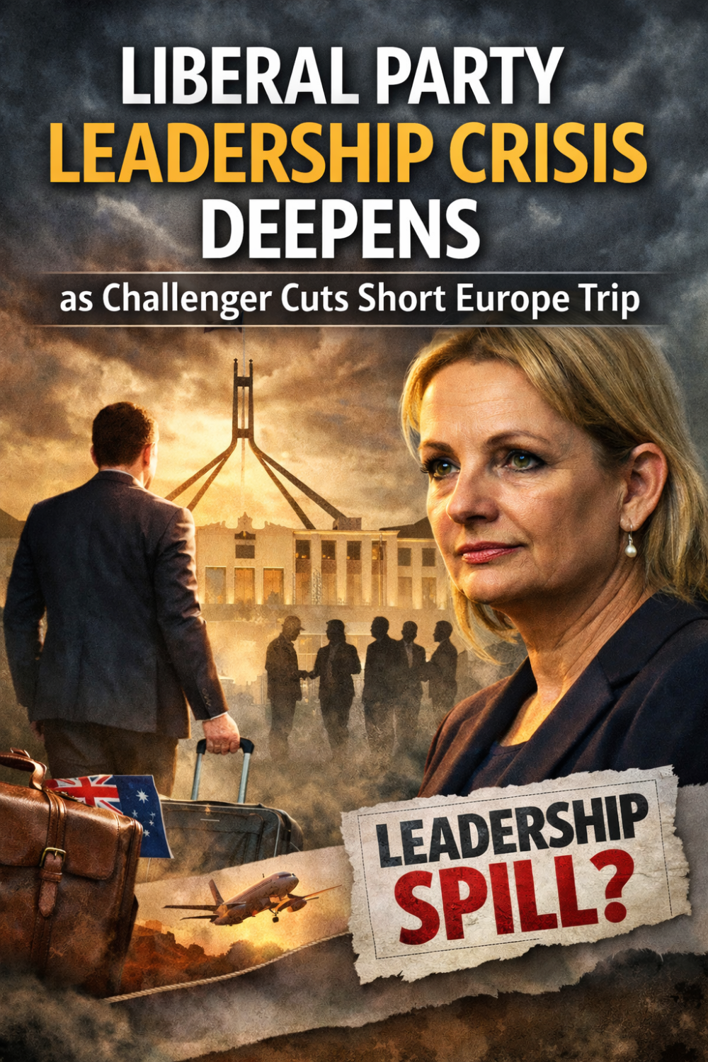 लिबरल पार्टी में नेतृत्व संकट गहराया, यूरोप दौरा बीच में छोड़ स्वदेश लौटेंगे दावेदार