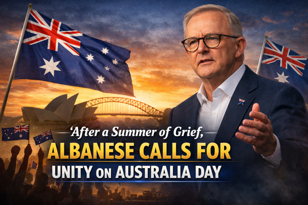 ऑस्ट्रेलिया डे पर प्रधानमंत्री अल्बानीज़ का एकजुटता का आह्वान