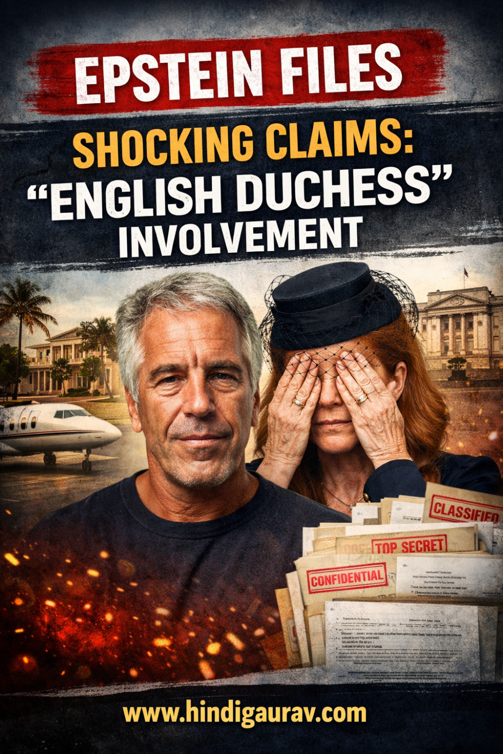 एपस्टीन मामले में ‘ब्रिटिश डचेस’ का संदर्भ, सारा फ़र्ग्यूसन पर उठे नए सवाल